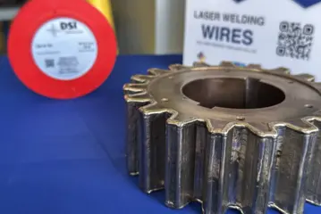 DSI M 100 laser welding wire applied to a mold gear