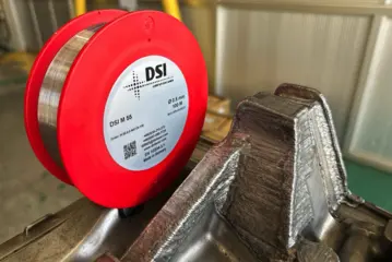 DSI M 55 laser welding wire applied to a mold
