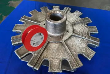 DSI M ST6 laser welding wire applied to a turbine wheel