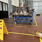 Radiographic Testing (RT) of the welded nozzle
