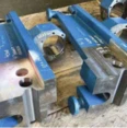 Pulse laser welding equipment set up for spheroidal graphite cast iron repair