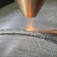 Laser cladding process for comparison against pulse laser welding
