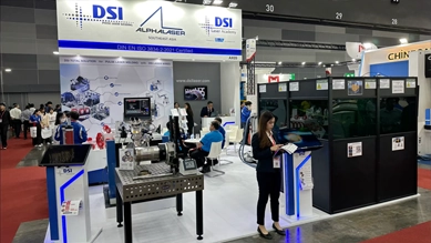 DSI and Alpha Laser Southeast Asia exhibition booth