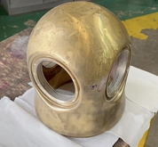 Pulse Laser Welded brass dome component